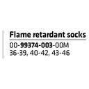 Flame retardant socks 00 99374 003 00M